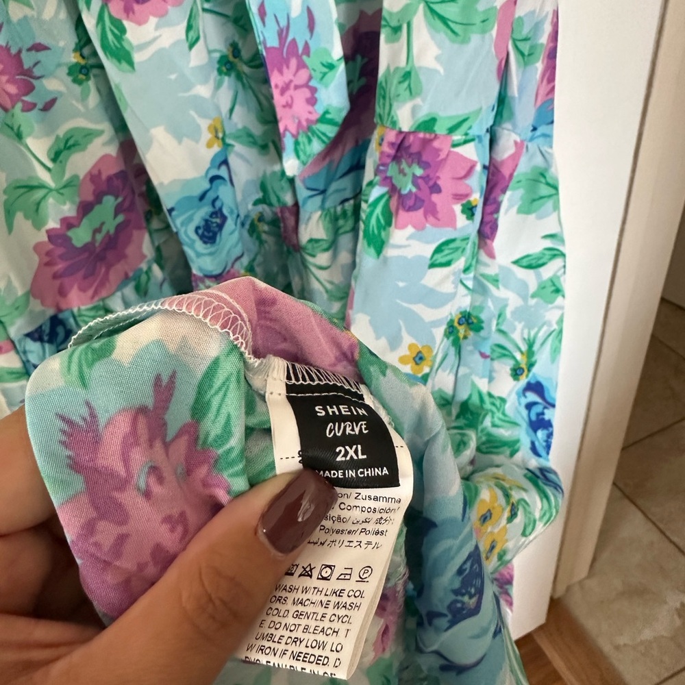 2XL Floral Dress - Picture 4 of 4